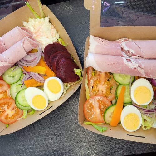 Cooked Meat Salad Boxes
